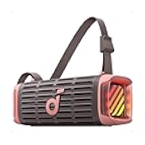 Soundcore Boom 3i by Anker, Compact Outdoor Speaker, IP68 Waterproof, Floating Playback, Saltwater-Resistant, BassUp 2.0, 50W Portable Speaker, Bluetooth 5.3, 16H, TWS, Kayak/Fishing/Camping-Brown