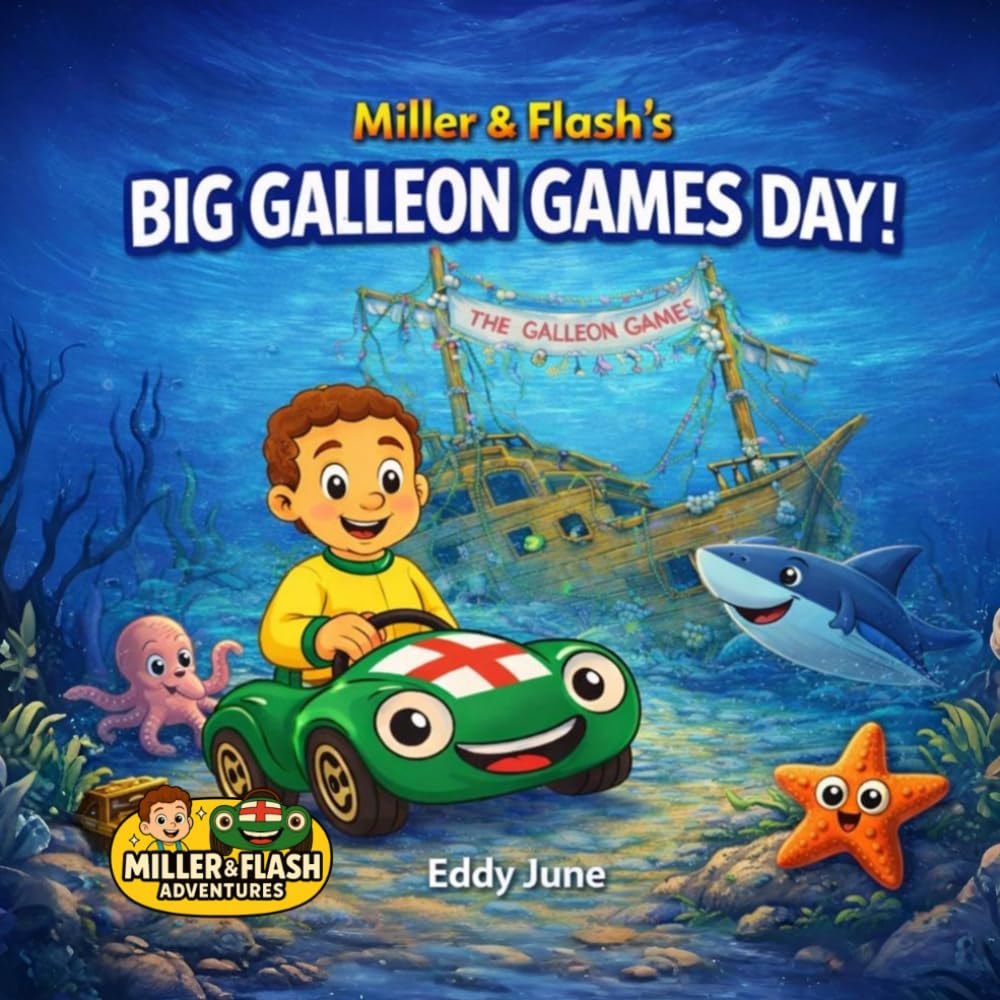 Miller & Flash's Big Galleon Games Day: A Rhyming Underwater Adventure About Friendship, Teamwork and Play. Ages 2 - 6 (Miller & Flash Adventures)