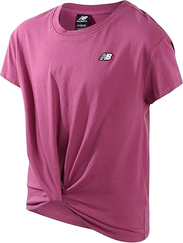 Miniatura 4 de New Balance Camiseta deportiva para niña, paquete de 3 camisetas deportivas de rendimiento activo (7-16)
