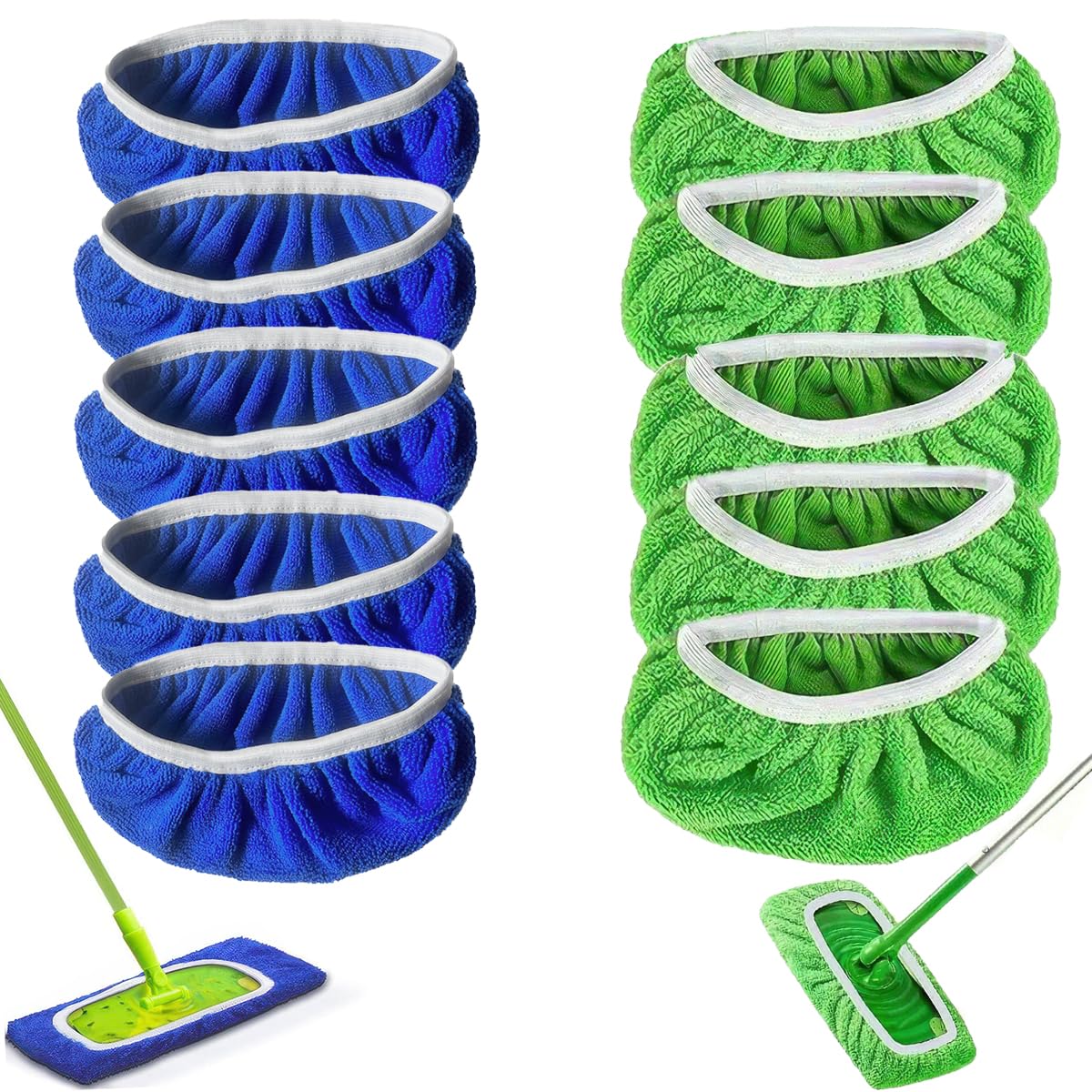 8 Panni Riutilizzabili In Microfibra Per Swiffer Sweeper – Lavabili, Asciutti E Umidi
