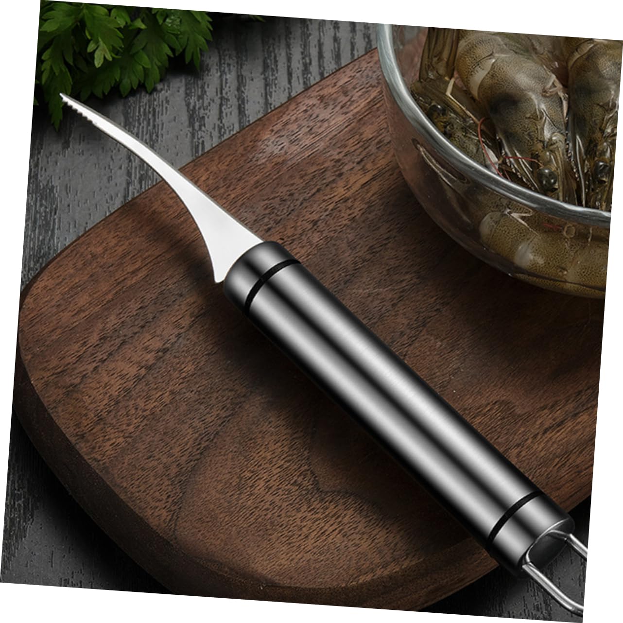 SOLUSTRE 2pcs Shrimp Deveiner Tool Handle Shrimp Peeler Compact Kitchen Gadget and Lightweight Design