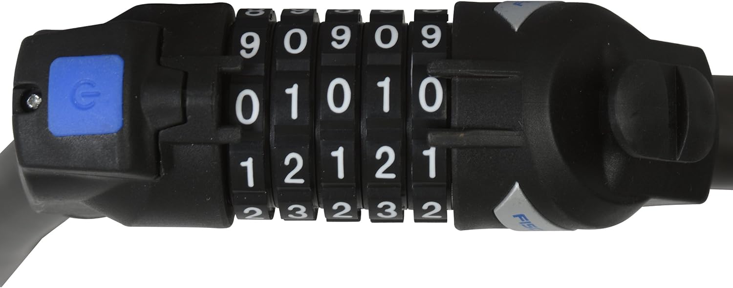 fischer Cable Combination Lock Diameter 23 mm, Black, 85, 85902