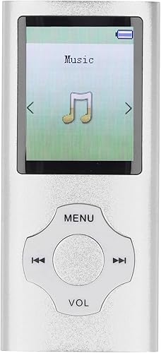 Zunate Reproductor MP3 MP4 de 128 GB con Bluetooth y WiFi, MP3 de sonido portátil sin pérdidas, pantalla a color de 1.8 pulgadas, reproductor de