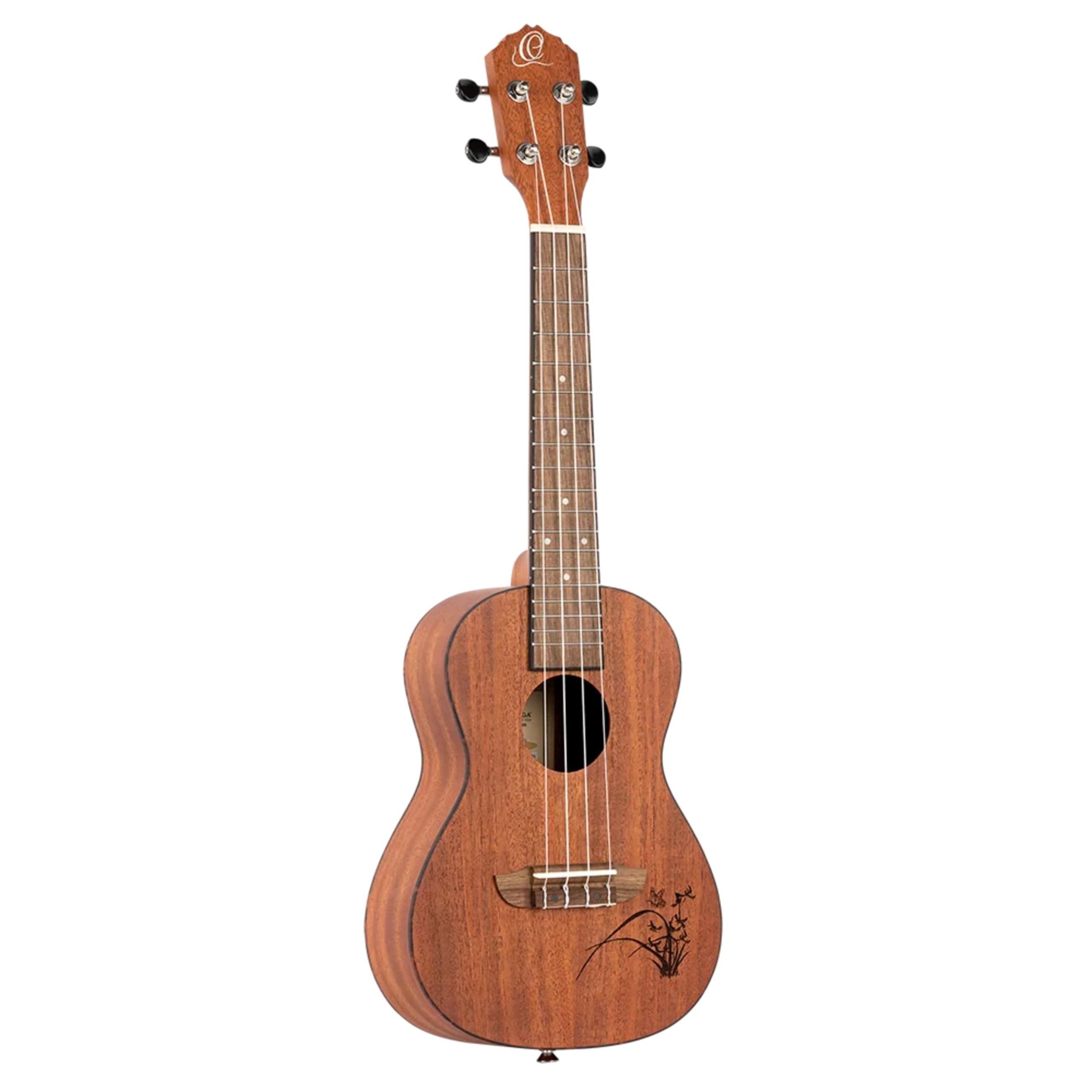Ortega Guitars Ukulele Concerto Acustico – Bonfire Series – Sapele, Natural (RU5MM)
