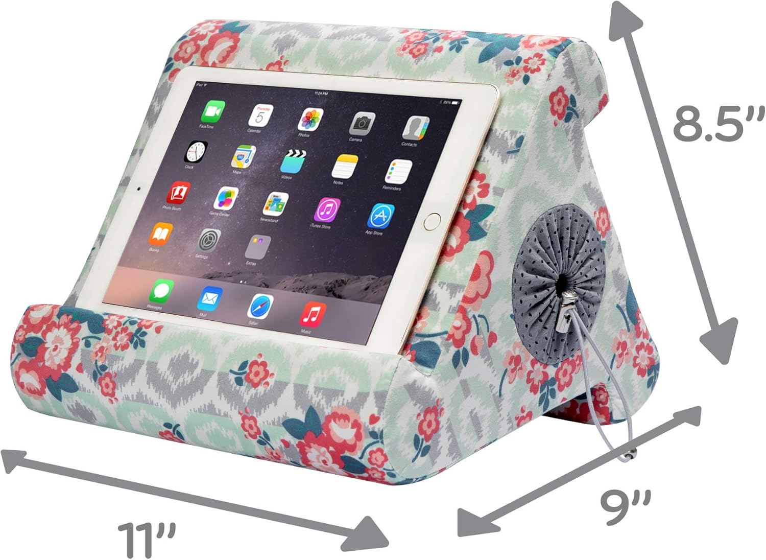 Gеt Dіѕсоunt 70% Prісе Flippy iPad Tablet Stand with Cubby Storage and Multi-Angle Viewing for Home, Work & Travel. Our iPad and Tablet Holder Has Storage for Your All Your Personal Items. (Damask Me Again)