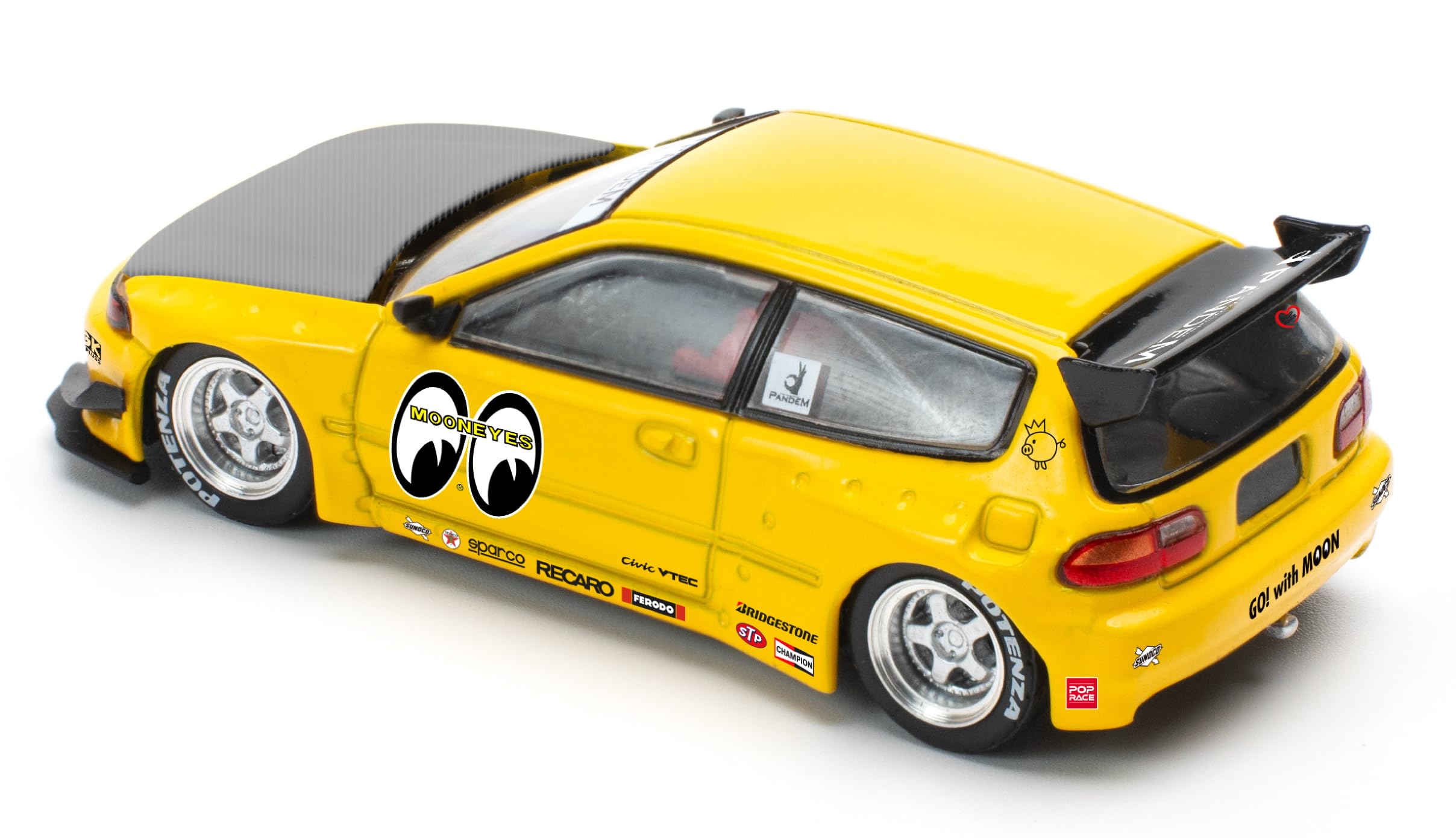 Amazon | POP RACE x Enigma 1/64 パンデムシビック EG6 - ムーン