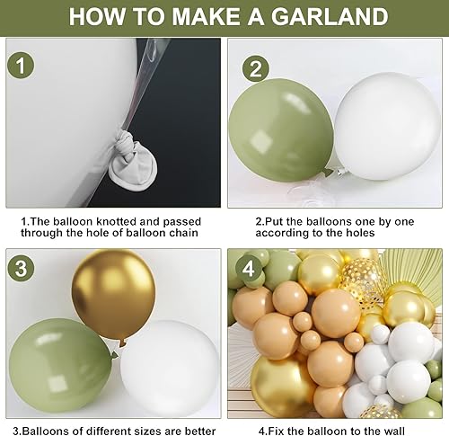 Miniatura 10 de Kit de arco de globos azules y amarillos, kit de guirnalda de globos de albaricoque azul y naranja, amarillo, de látex, globos de fiesta