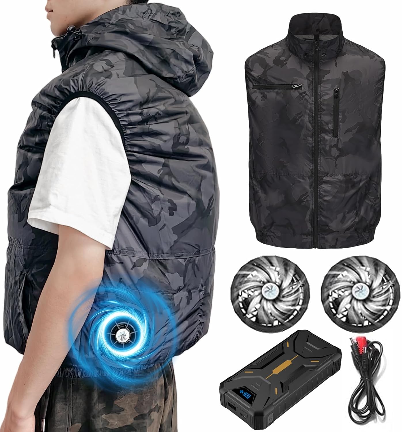 空調作業服 ファンバッテリーセット 43V 30000mAh 大容量 日本製 Amazon.co.jp: 【2025新登場 史上最強 43V超高出力 30000mAh