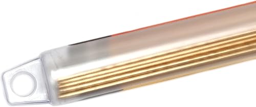 Miniatura 6 de Forney 47300 Varilla de soldadura a gas de latón desnudo, 18 pulgadas por 18 pulgadas, 10 varillas