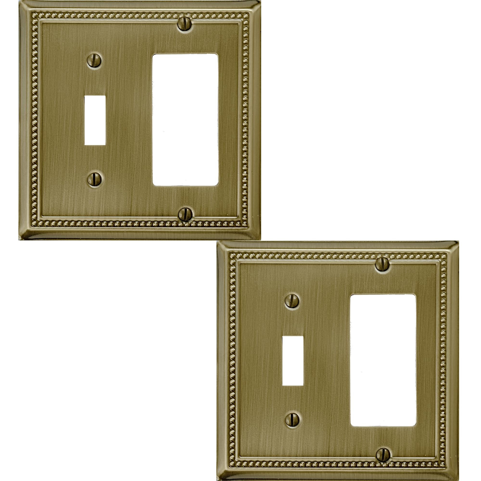 Beaded Wall Plates - Elegant White Decor -30
