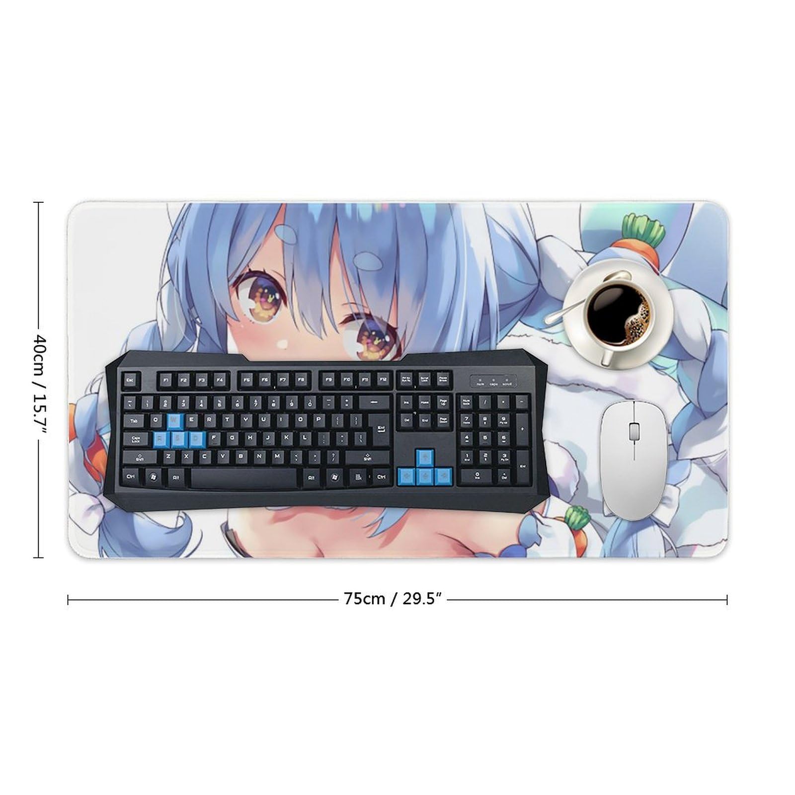 Amazon.co.jp: マウスパッド 大型 VTuber 兎田ぺこら マウス用パット