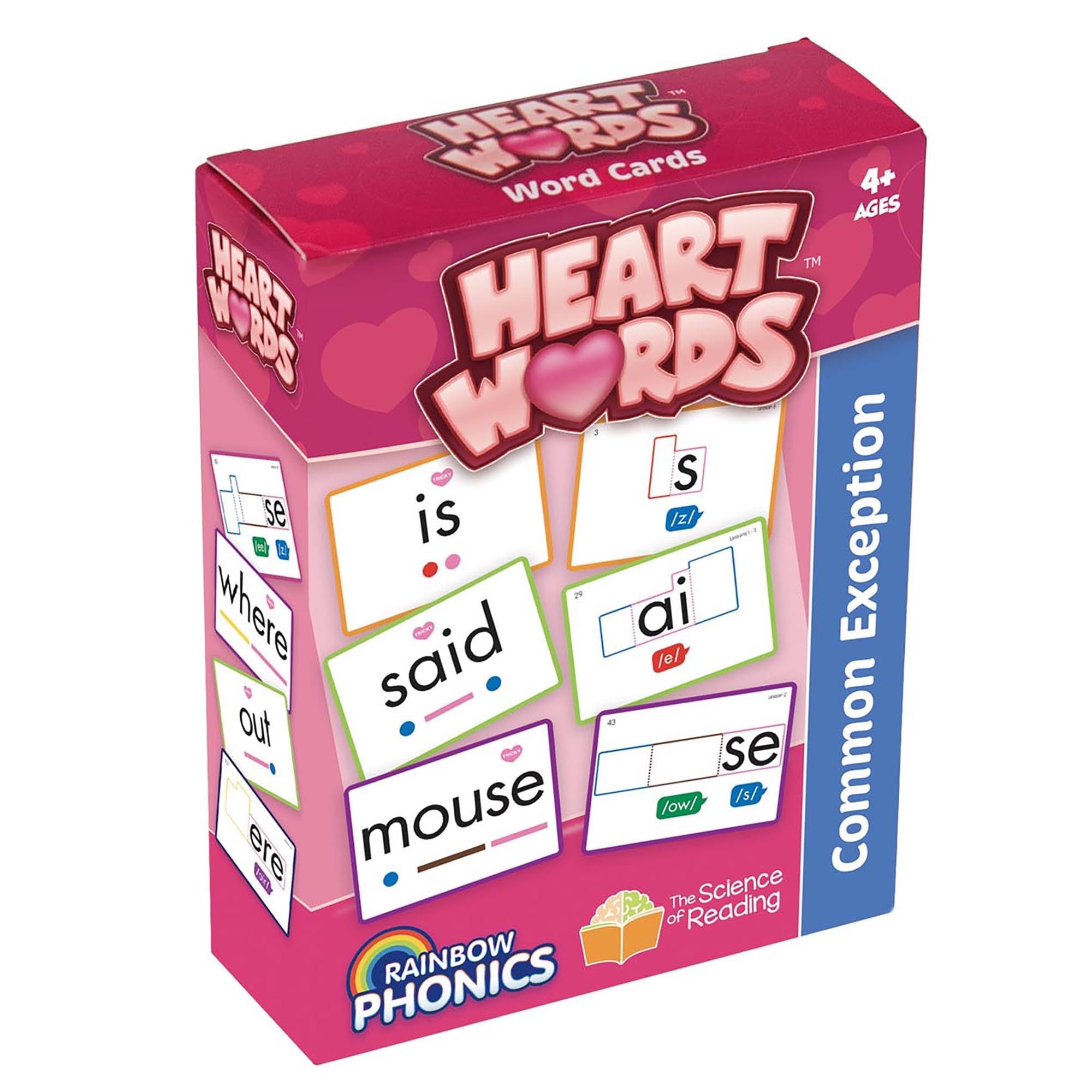 Junior Learning: Rainbow Phonics - Heart Words - 93 Word Cards, Flash Cards Use Visual Clues to Learn Core Words, Level Based Cards, Kids Ages 4+ - Image 7