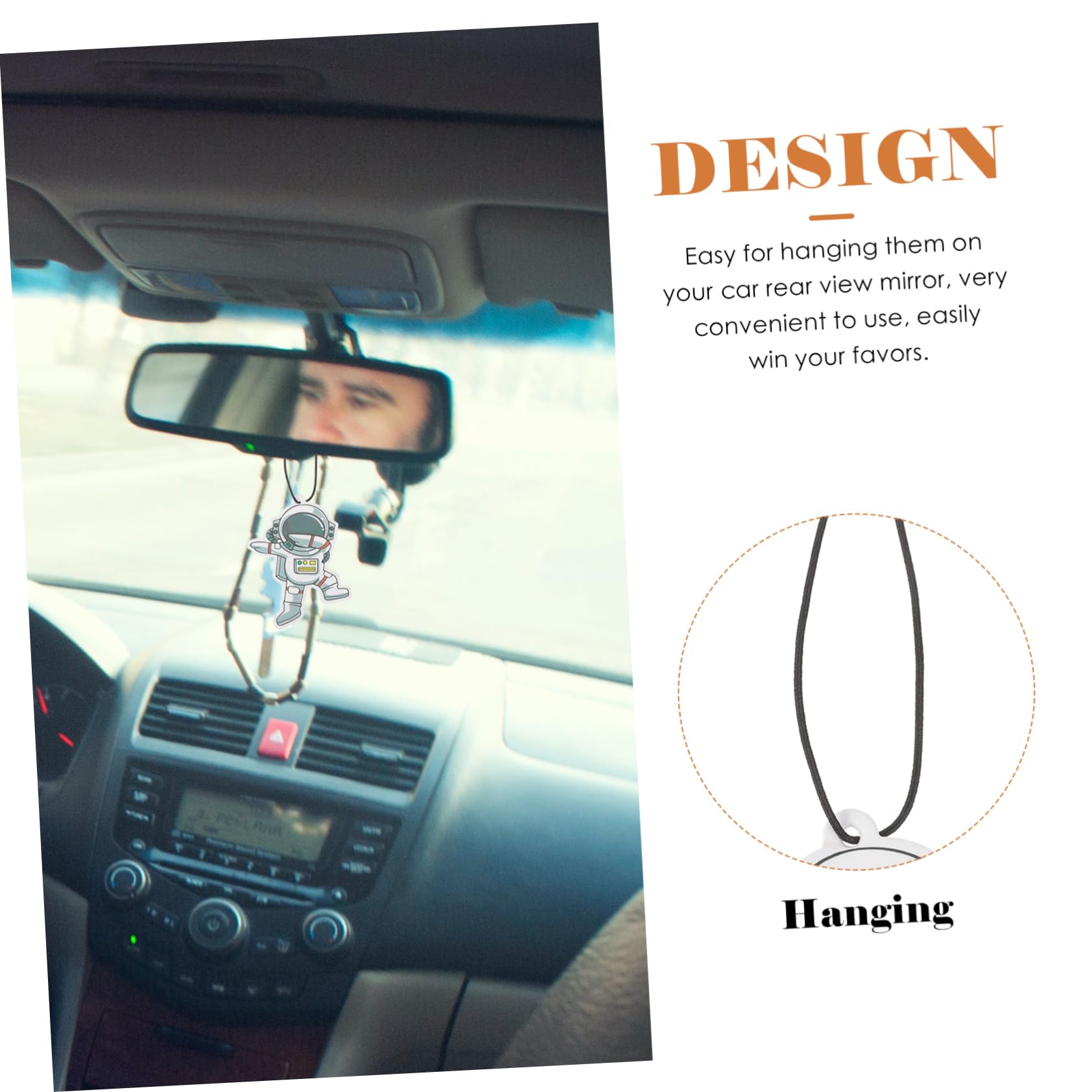 SOLUSTRE 40 Stk Auto-Aromatherapie-Papier Auto-Parfüm-Dekoration hängende für Autos auto innenraum zubehör car interior accessories Auto-Erfrischer-Anhänger Autoerfrischer