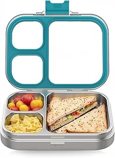30+ Indian Lunch Box Ideas for Adults Packed with Flavor and Nutrition 34 Stainless Steel Lunch Box, 3 Compartments Metal Bento Box for Kids Adult...