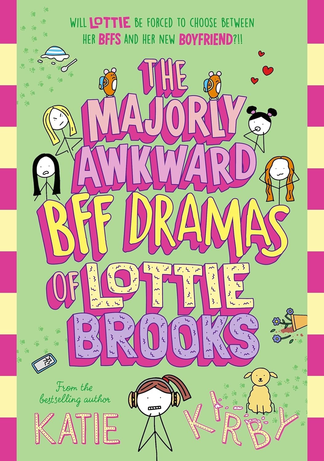 Lottie Brooks Series 7 Books Collection Set By Katie Kirby (The Completely Chaotic Christmas, Extremely Embarrassing Life, Catastrophic Friendship Fails, Totally Disastrous School-Trip & More)