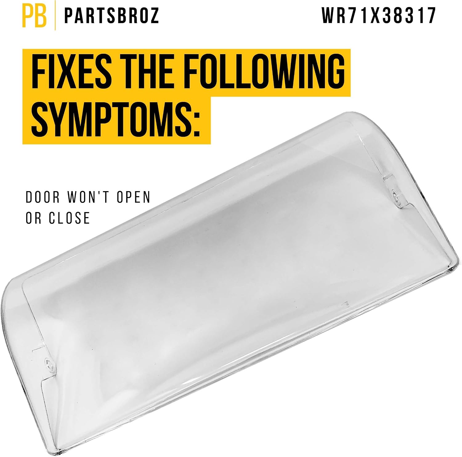 PartsBroz WR71X38317 Dairy Door - Compatible With General Electric Hotpoint Refrigerator - Replaces AP7175676 WR22X10012 PS16619589 Ultra Durable Replacement Repair Parts