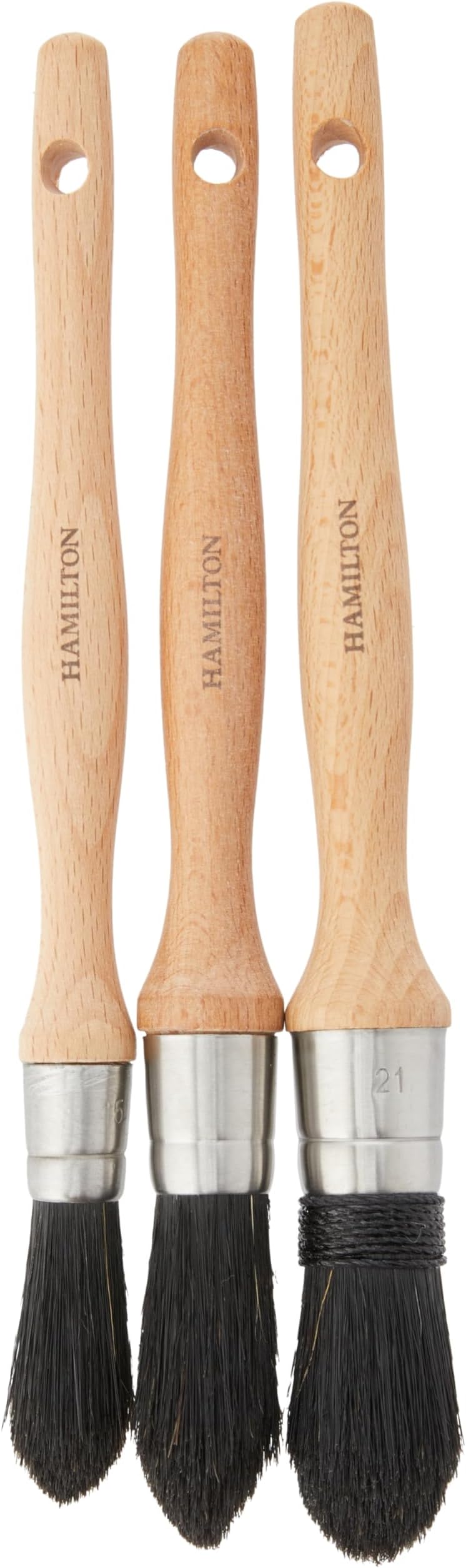 Hamilton Prestige 15mm Sash Paint Brush - Pure Synthetic Bristles For Water-Based Paints, Detail Work & Cutting In