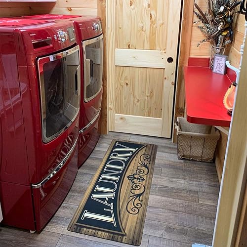 Miniatura 37 de Ukeler - Alfombra antideslizante, antifatiga, para cuarto de lavado, lavadero, baño, cocina