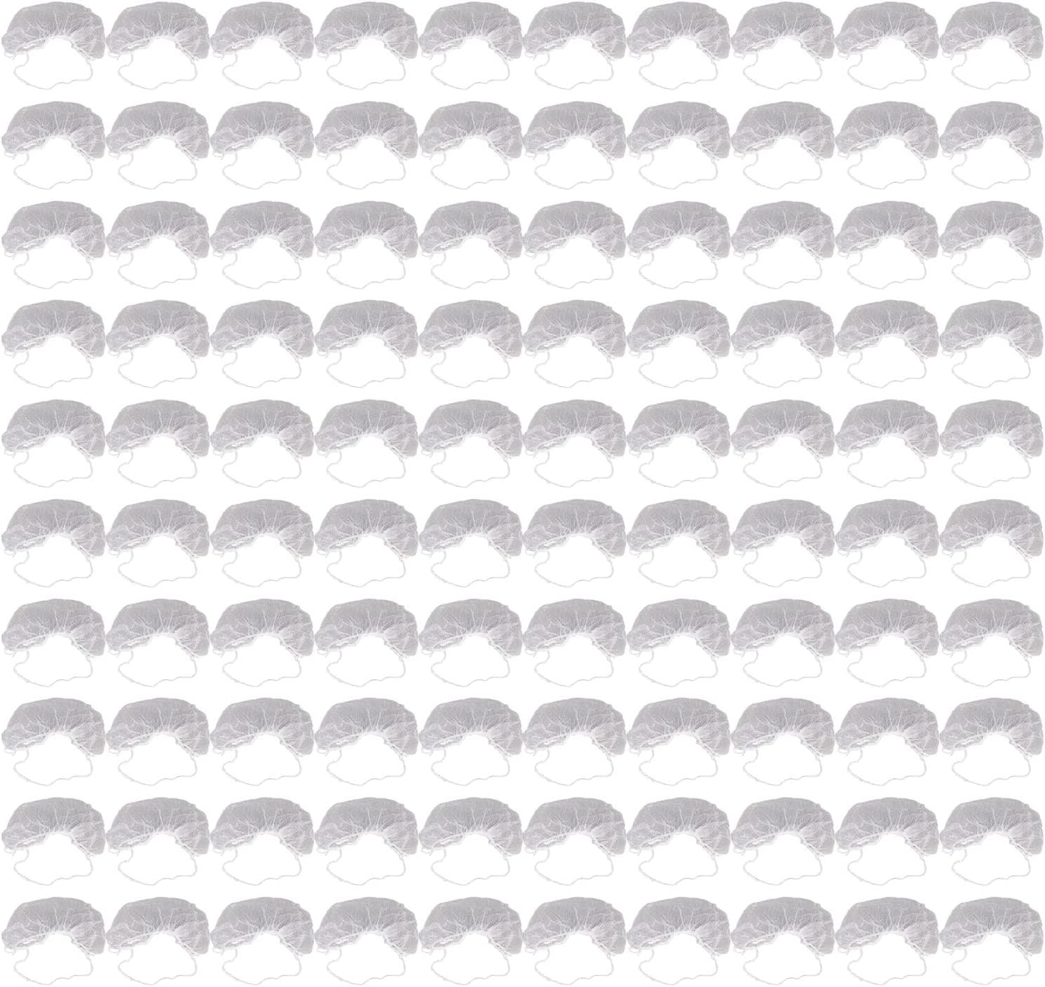 100pcs Disposable Beard Guards – Nylon Elastic Breathable, Latex Free Beard Protector Nets, for Restaurants, Healthcare, Food Service & Practice