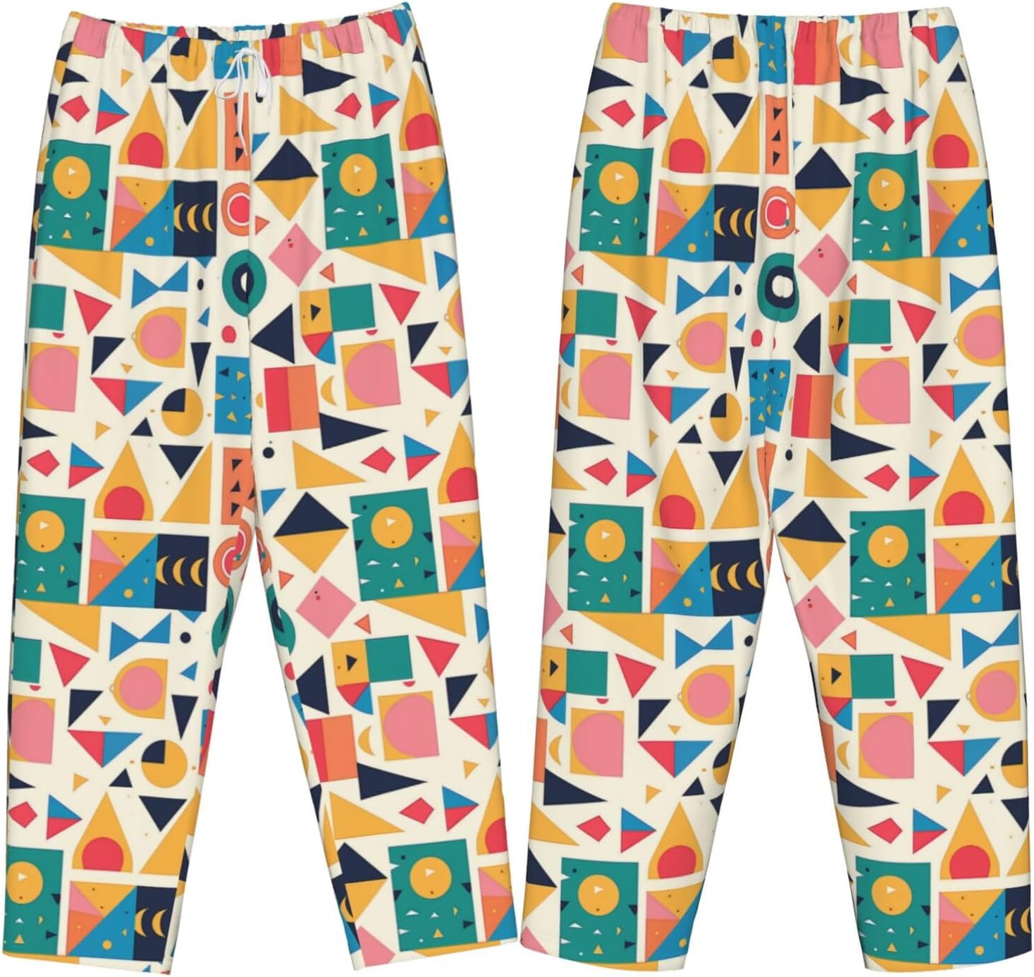 Delerain Women's Pajama Pants With Pockets, Casual Loose Lounge Pants Drawstring Elastic Waist Wide Leg Pjs Bottoms for Women - Image 6