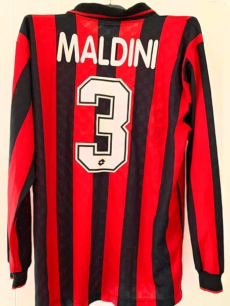 99/00 MAGLIA MALDINI Ac Milan Retro Home No Match Worn Shirt 100 Anni EUR  120,00 - PicClick IT