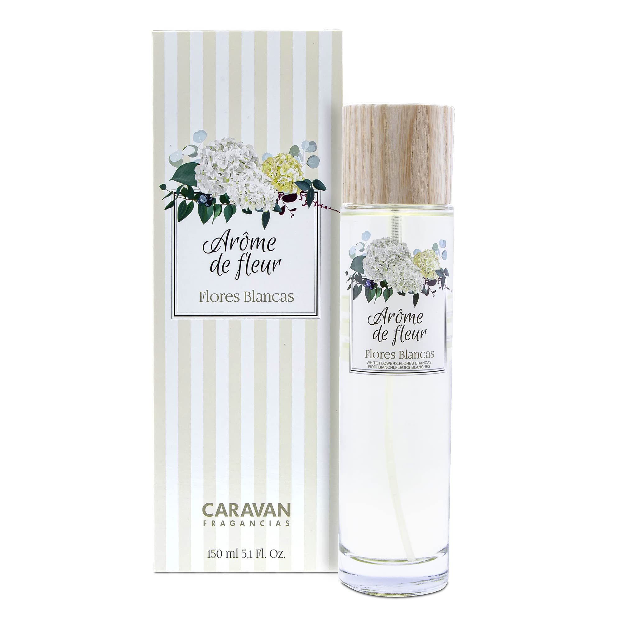 Caravan Set de 2 frascos 150 ml, arome de fleur flores blanca