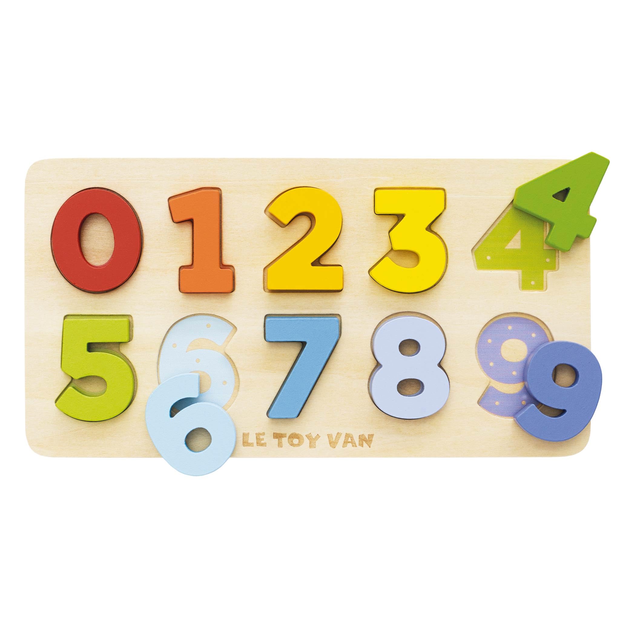 Amazon.com: Le Toy Van - Wooden Figures Counting Puzzle Toy