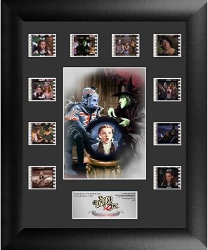 Trend Setters Wizard of Oz 75th Anniversary Mini Montage FilmCell Presentation 2 Framed Memorabilia USFC6042