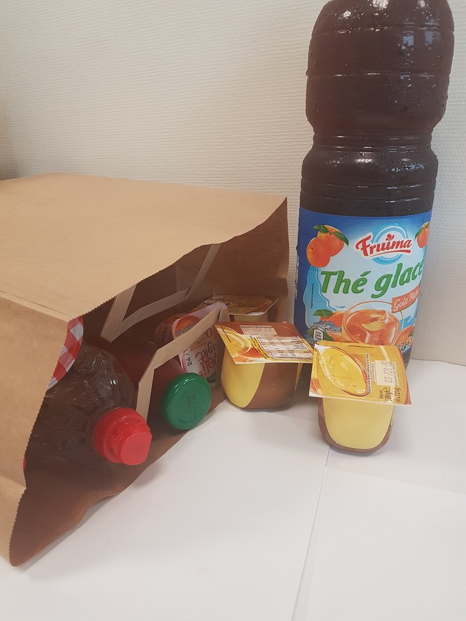 50 Sacs Repas à Emporter en Papier 11 Litres - Doggy Bag Avec Poignée Compatible Alimentaire à Fond Plat Solide Pour Restaurant, Déjeuner, Goûter, Déchet de Table
