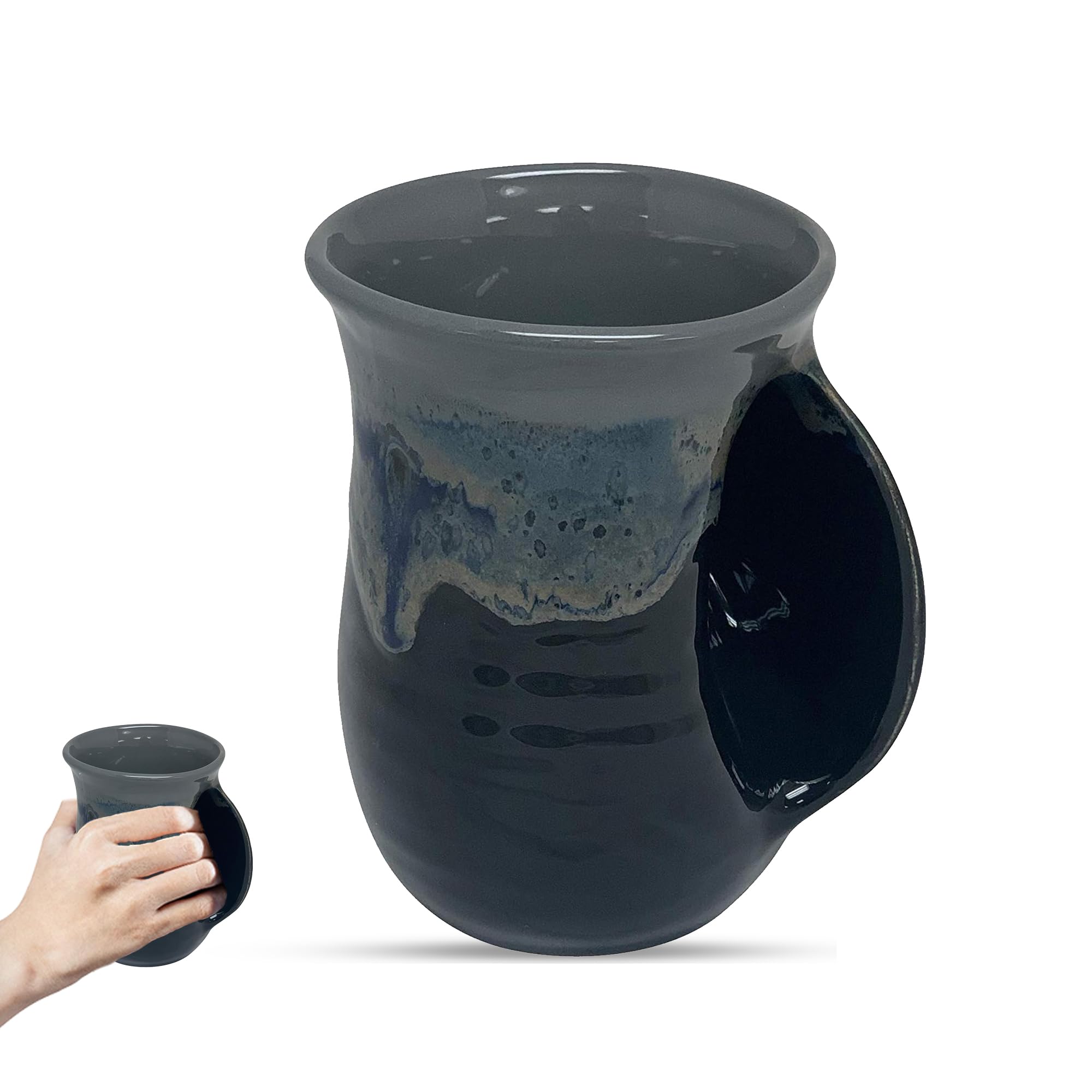 Clay in Motion Hand Warmer Coffee Mug
