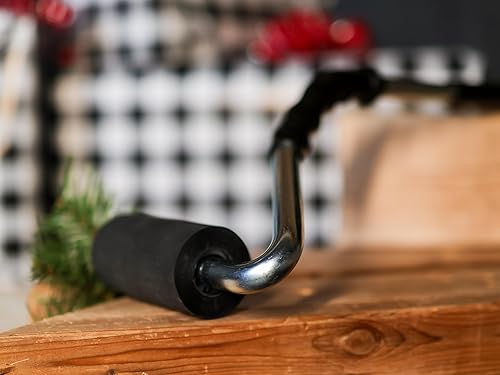 Miniatura 2 de DCT - Rodillo en J de goma de alta presión de alta presión, mango curvado y herramienta sólida de rodillo duro para laminado de piso y pegamento de