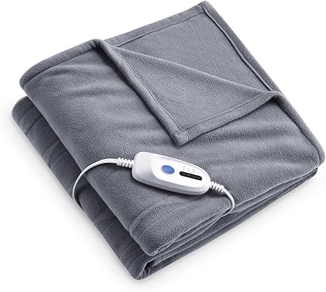 Review AVCULT Full Size Electric Blanket 77” x 84” Full Body Heat Blanket, 4 Heating Levels 10H Auto Off Overheat Protection – Gray Review AVCULT Full Size Electric Blanket 77” x 84” Full Body Heat Blanket, 4 Heating Levels 10H Auto Off Overheat Protection – Gray