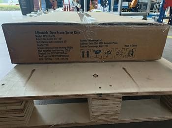 Amazon.com: VEVOR 20U Open Frame Server Rack, 23''-40