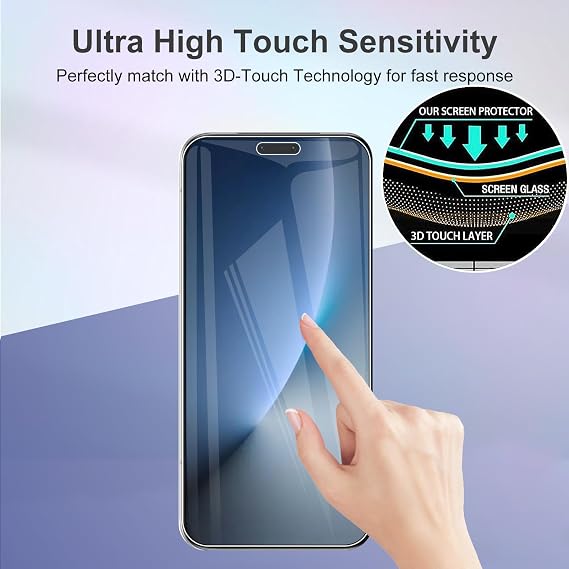 KZIOACSH 2 Pack Screen Protector for HONOR Magic 8 Pro 5G/HONOR Magic8 Pro 5G, HD Clarity Elastic Edge Soft TPU Fingerprint Unlocking Scratchproof Bubble Free Protective Cover Film