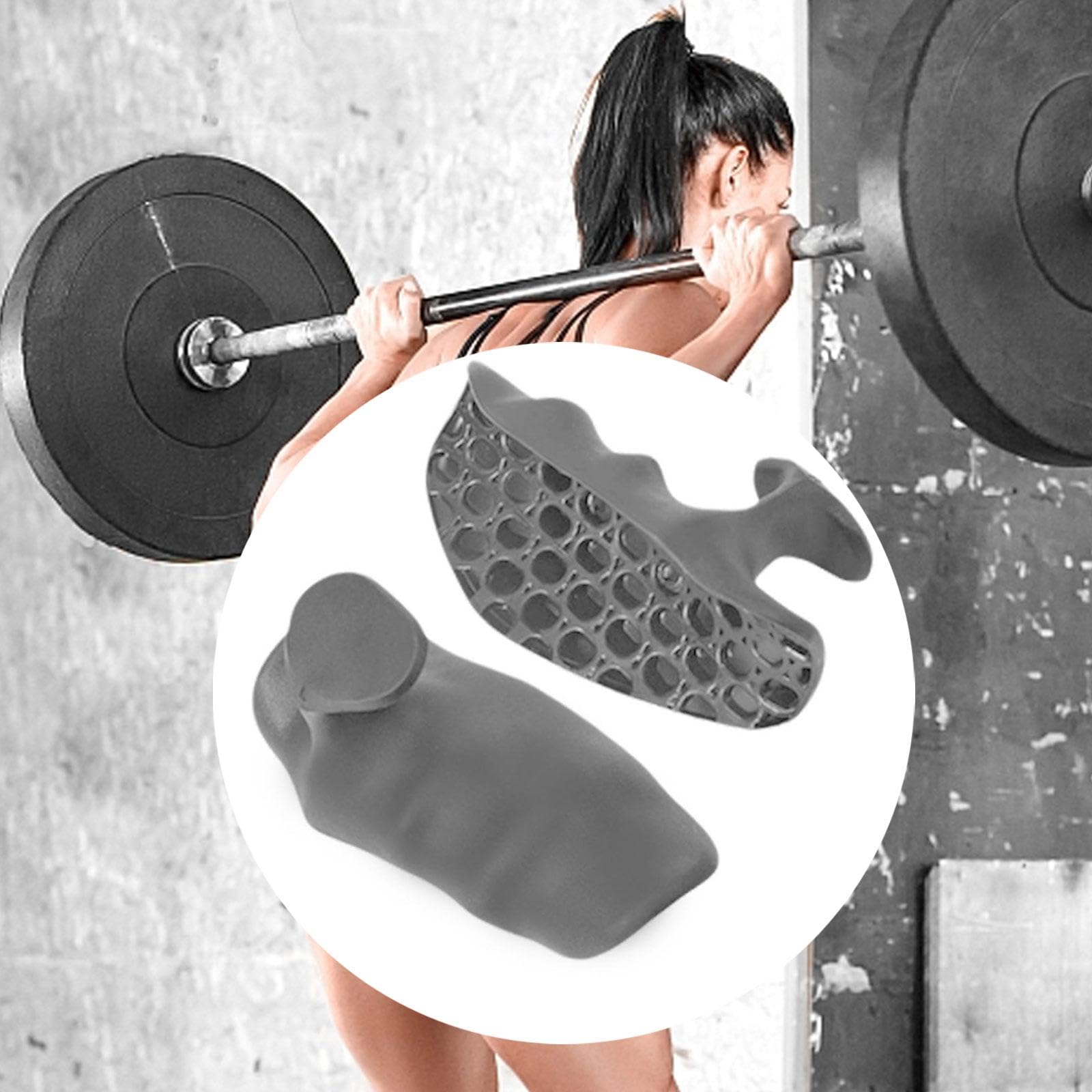 Maniglie Per Sollevamento Pesi – Impugnature In Metallo Per Bilancieri E Manubri, Allenamento Fitness E Bodybuilding