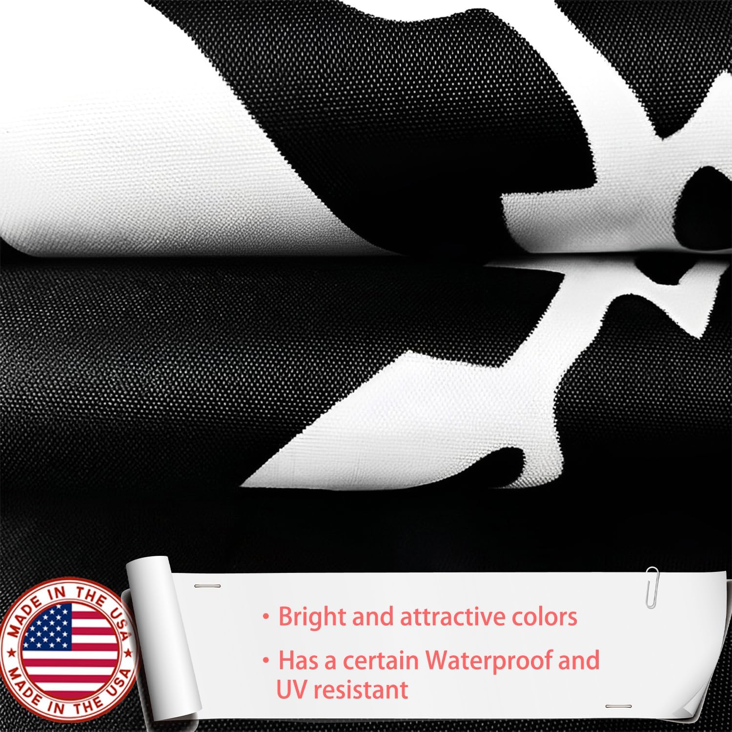 Pow Flag 2x3 Outdoor Made in USA - Double Sided Heavy Duty Vivid Color Pow Mia Flag with 2 Brass Grommet - Image 6