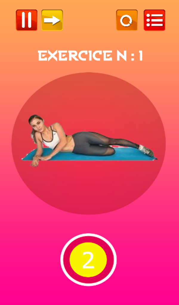 Female Fitness 7 minute for Android