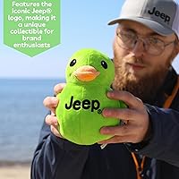 Vista 4 de Jeep Texto Logo Peluche Animal Pato Verde -Perfect Enthusiasts You've Been Ducked (Verde)