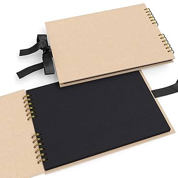 値下げMade in U.S.A. catalog & Scrapbook Amazon.com: Arteza Scrapbook, Pack of 2, Kraft Cover, 8.5x11