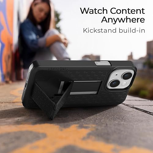 Vista 26 de MOTIVE for iPhone 15 Pro Max Case with Belt Clip, Shell Holster Combo for Apple iPhone 15 Pro Max Holster, Slim Rugged Case, Drop Shockproof