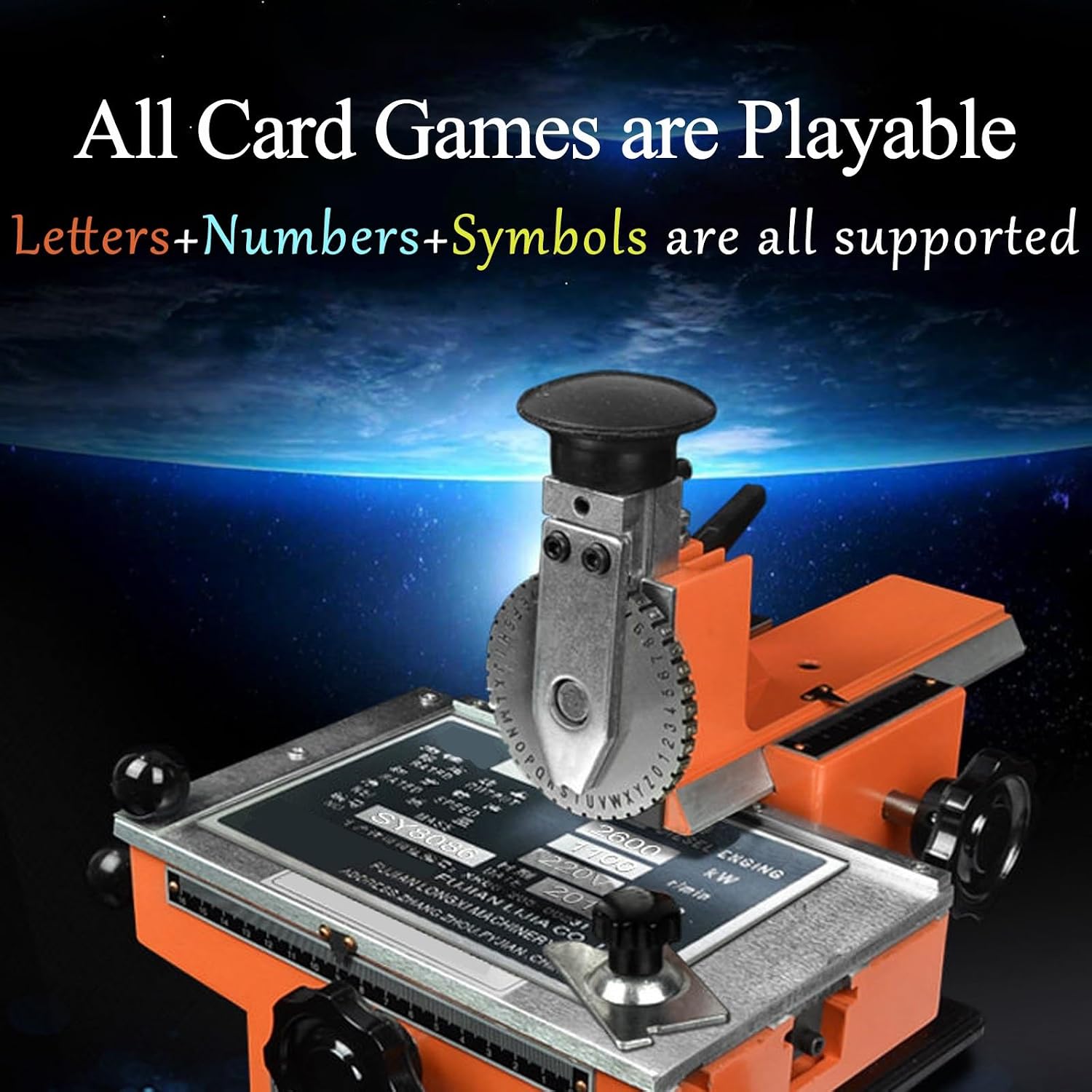 Compact Semi-Automatic Manual Desktop Marking Machine Metal Nameplate Stamping Tool for Copper Aluminum Stainless Steel PVC Card Sign Engraving(3mm,Semi-Automatic)