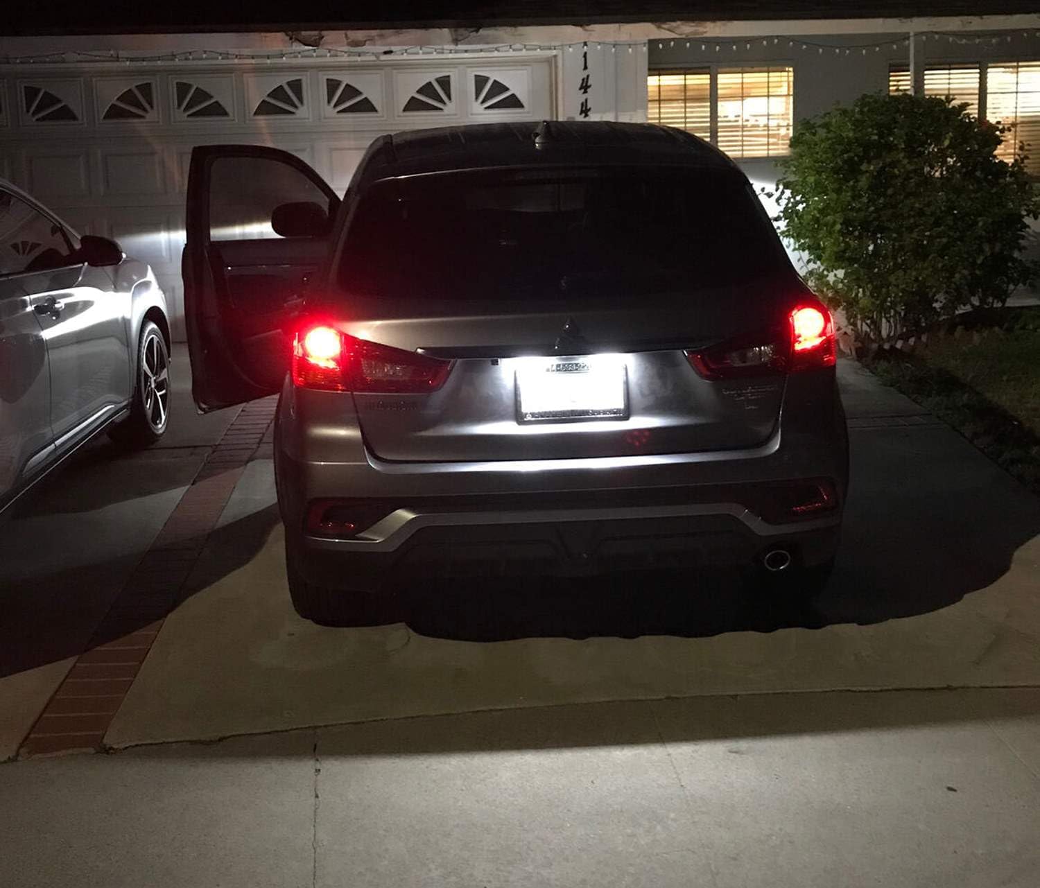 iJDMTOY Xenon White 18-SMD Full LED License Plate Light Kit Compatible With Mitsubishi 2011-20 Outlander Sport ASX RVR