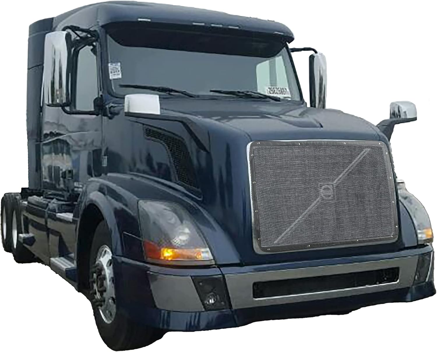 GrilleAdz プレミアムメッシュバグスクリーン Volvo VNL 2017年以前用 (バグスクリーン スナップ取り付けキット