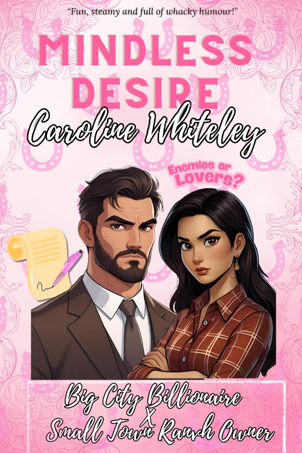 Mindless Desire: Big City Billionaire Meets Small Town Ranch Owner In Epic Age Gap Enemies To Lovers Romance (Billionaire Row Series)