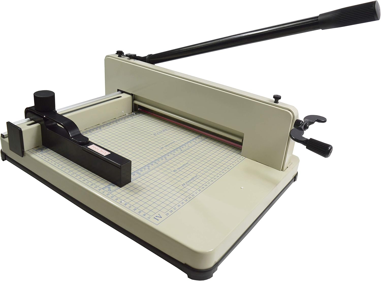 Heavy Duty All Steel 12.2in A4 Stack Paper Cutter Guillotine Trimmer : Office Products