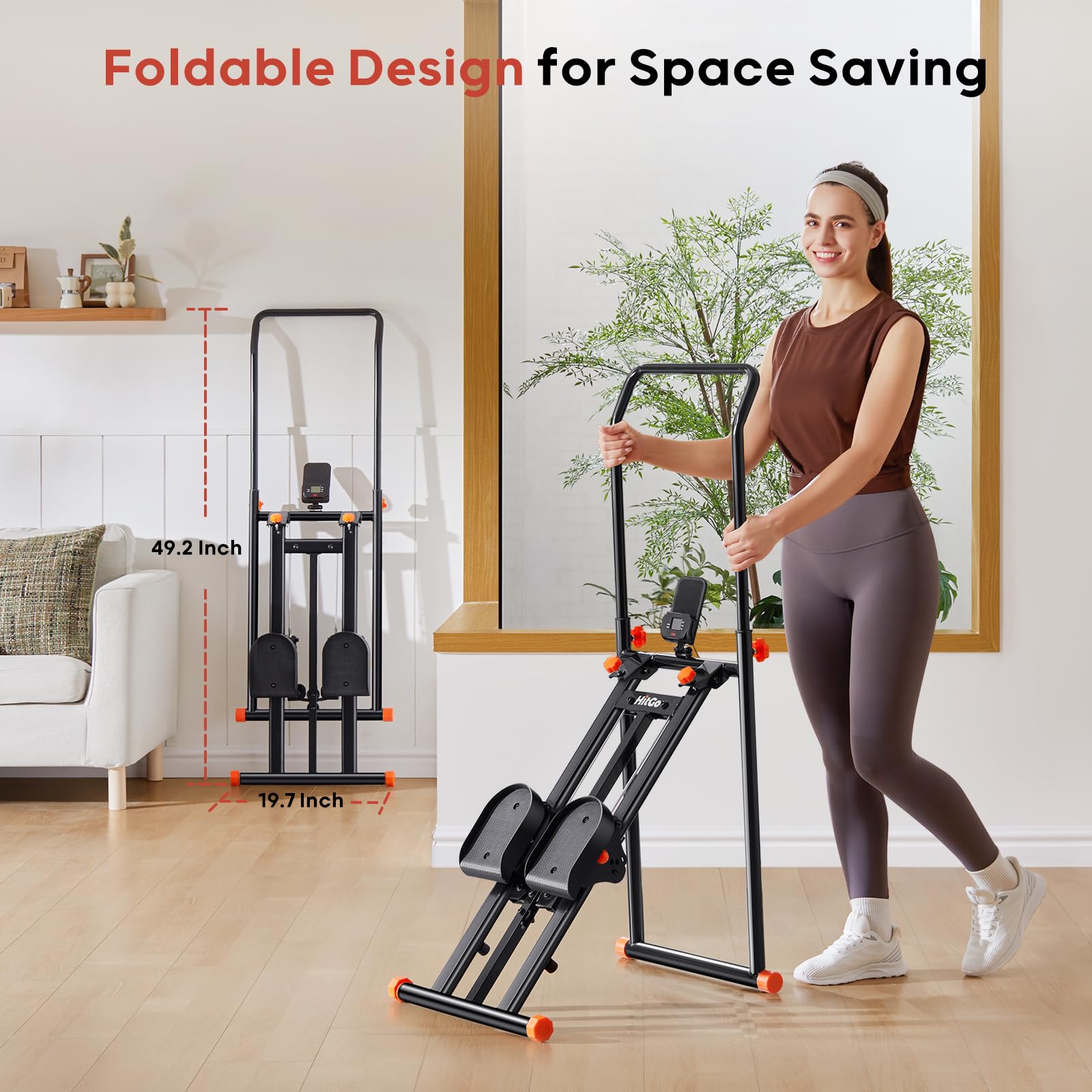 Merach Vertical Cardio Climber Stair Stepper For Home MERACH