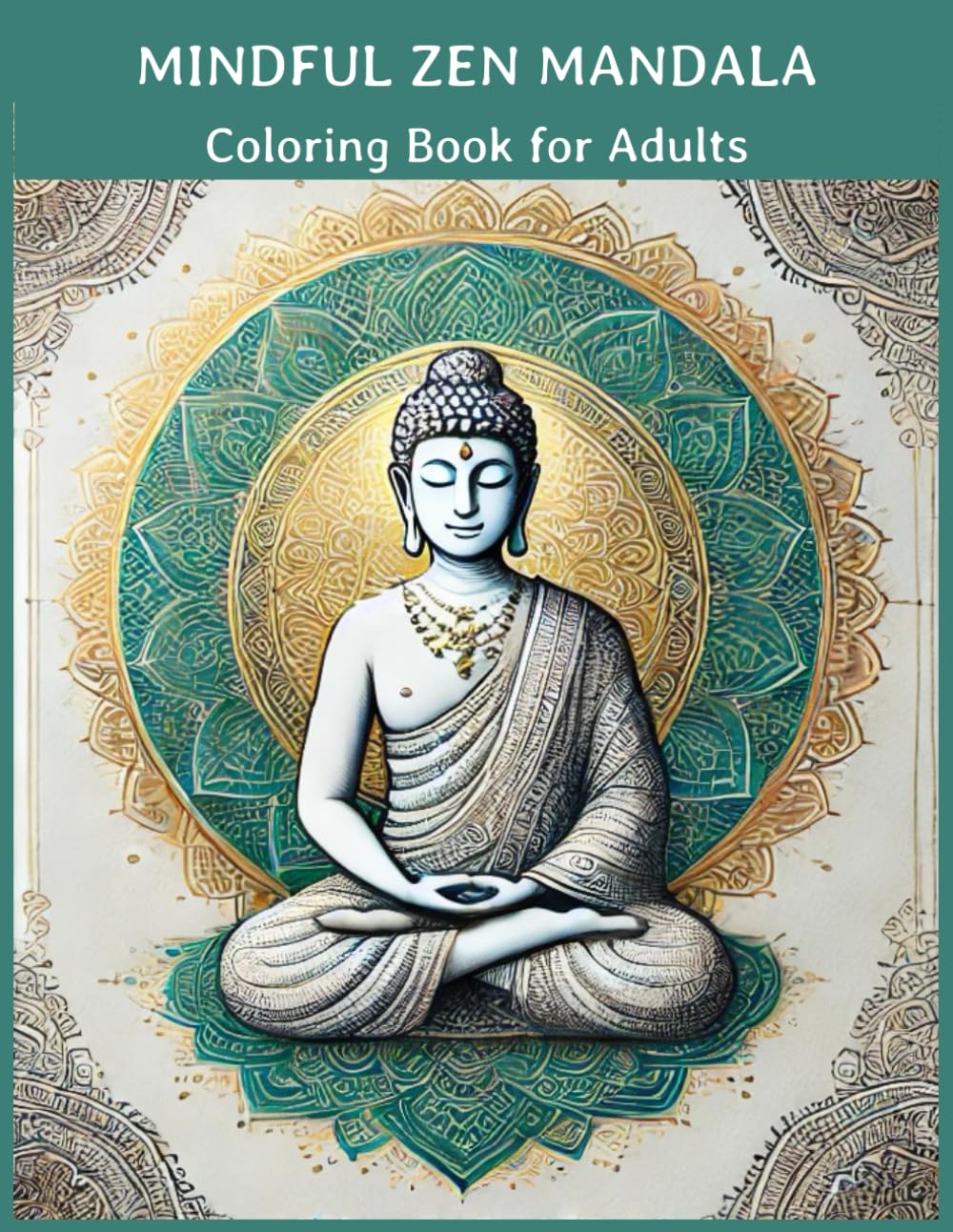 Mindful Zen Mandala: Coloring Book for Adults: 50 unique stress relieving peaceful mandala patterns, 8.5" x 11" (Paperback) (Mandala Patterns: Coloring Book for Adults)