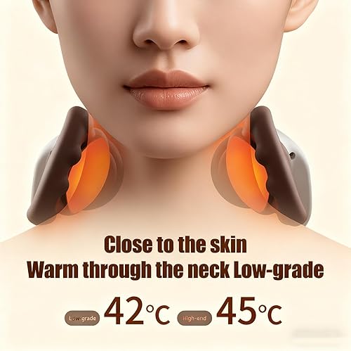 Miniatura 5 de Master - Masajeador de manos  Bionic masajeador térmico de cuello y hombros, masaje de tejido profundo 4D con tracción, recargable por USB-C para