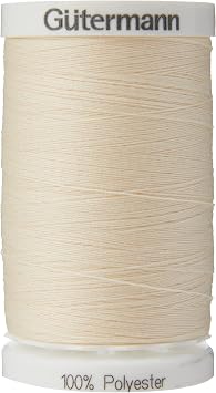 Gutermann Sew All Polyester Thread, 500Mtr, Cream 0414