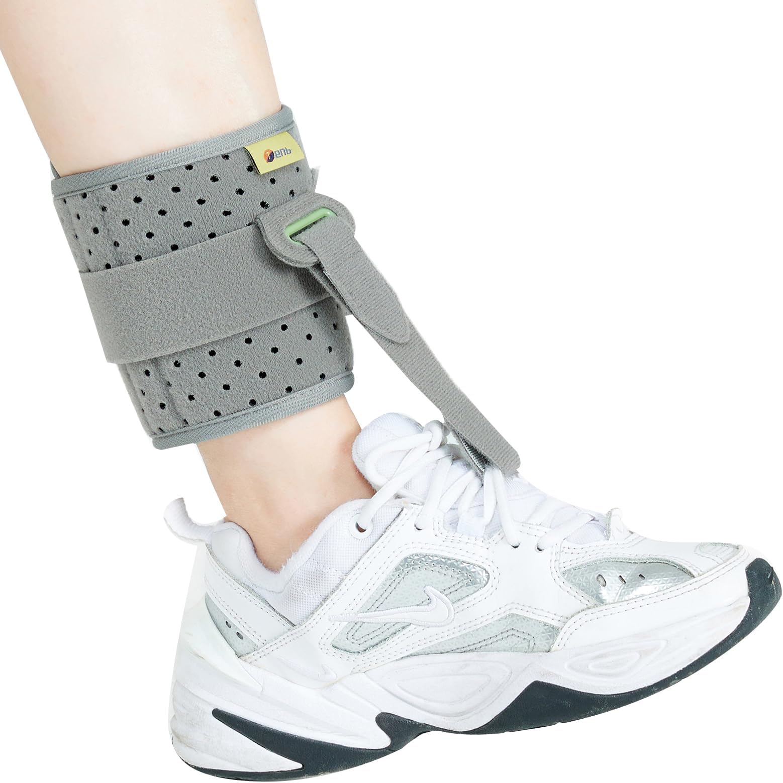 TENB Adjustable Drop Foot Brace Foot Up AFO Brace Unisex Fits for Right/Left Foot Orthosis Ankle Brace Support, Improve Walking Gait, Effective Relieve Pain for Achilles Tendon (Gray)